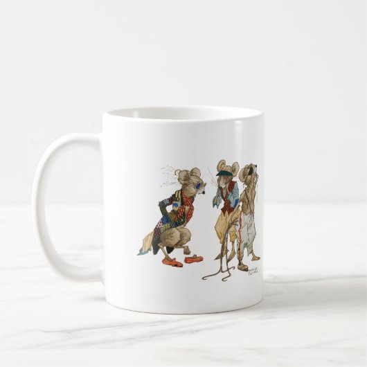 Mug Three Blind Mice by Charles Folkard (Gauche)