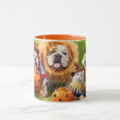 Mug Three Bulldogs in Costumes (Centre)