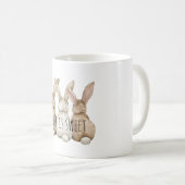 Mug Three Cute Bunny Rabbits (Devant droit)