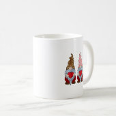 Mug Three Gnomes Holding Heart Funny Valentines Day Co (Devant droit)