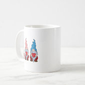Mug Three Gnomes Holding Heart Funny Valentines Day Co (Devant gauche)
