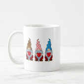 Mug Three Gnomes Holding Heart Funny Valentines Day Co (Gauche)