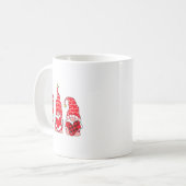 Mug Three Gnomes Holding Heart Leopard Happy Valentine (Devant gauche)