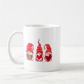 Mug Three Gnomes Holding Heart Leopard Happy Valentine (Gauche)