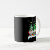 Mug Three Gnomes Tree Lights Men Women Matching Xmas H (Devant droit)