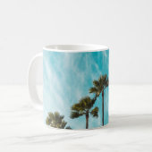 Mug Three green leaf trees below cirus clouds (Devant gauche)