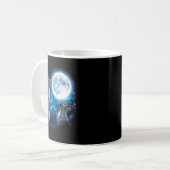 Mug Three Reindeer Howling At The Moon Merry Christmas (Devant gauche)