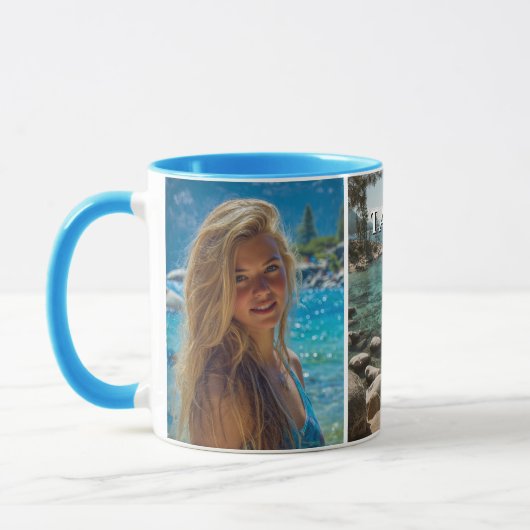 Mug Three Vertical Strip Boho Photo (Gauche)