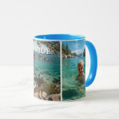 Mug Three Vertical Strip Boho Photo (Devant droit)