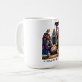 Mug Three Wise Men T-Shirt, Adoration Epiphany Art (Devant gauche)