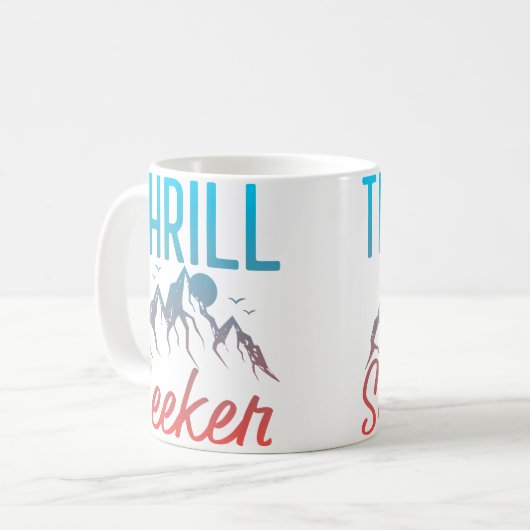 Mug Thrill Seeker Mountain Climbing Hiking (Devant gauche)