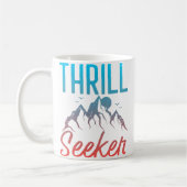 Mug Thrill Seeker Mountain Climbing Hiking (Gauche)