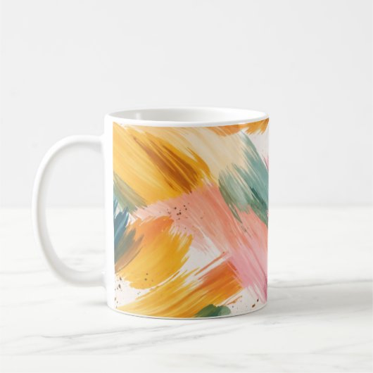 Mug Throw Pillow (Gauche)