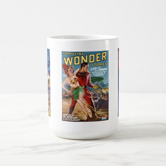 Mug Throwback Space Warriors Retro Culture Populaire M (Centre)