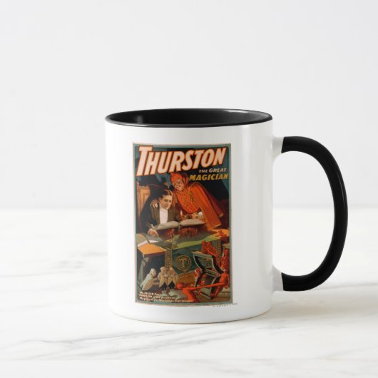 Mug Thurston le grand magicien avec la magie du diable (Droite)