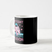 Mug Thyroid Cancer Awareness Boss Fight Survivor Gamer (Devant gauche)