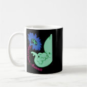 Mug Thyroïde Cancer Sensibilisation Tournesol Elephant (Gauche)