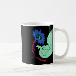 Mug Thyroïde Cancer Sensibilisation Tournesol Elephant
