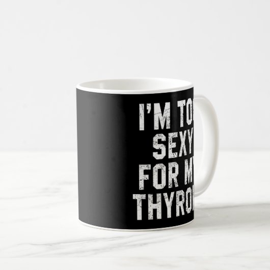 Mug Thyroïde chirurgie récupération Thyroidectomie Can (Devant droit)