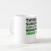 Mug Thyroidectomie| Cadeaux de récupération de la chir (Devant gauche)