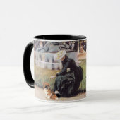 Mug Tibétain Spaniel dans le Parc (Devant gauche)