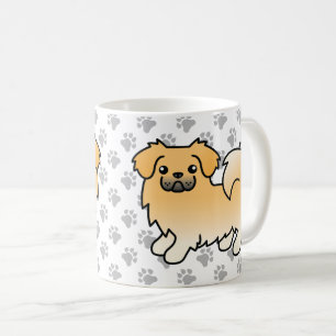 Mug Tibétain Spaniel Faon Chien de Dessin Animé Mignon