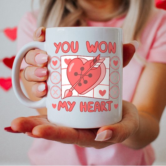Mug Tic-Tac-Toe Coeur Valentine