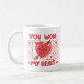 Mug Tic-Tac-Toe Coeur Valentine (Gauche)