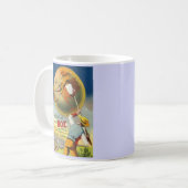 Mug Tickle the Earth - Carte de commerce victorienne (Devant gauche)