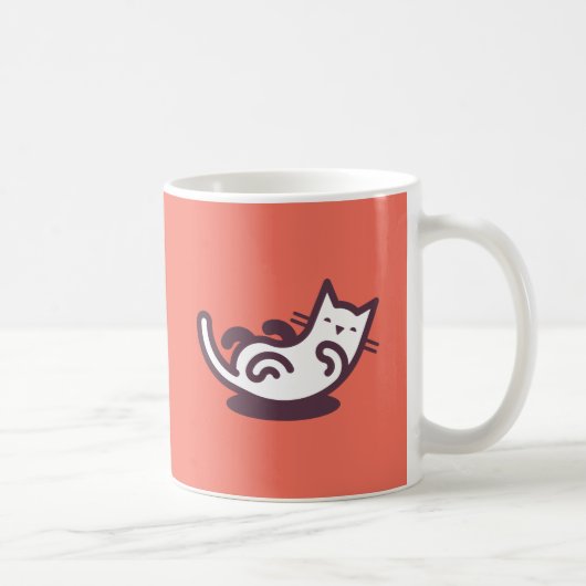 Mug Tickler du ventre #1 (orange) (Droite)