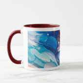 Mug Tidal Bloom – Fluid Ink & Resin Abstract (Gauche)