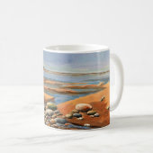 Mug Tides Out Main Peint Art Original (Devant droit)