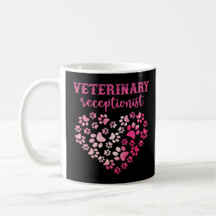 Mug Tie Dye Chat Chien Empreinte de patte Vétérinaire