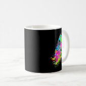 Mug Tie & Dye Coloré Soccer Ll  (Devant droit)