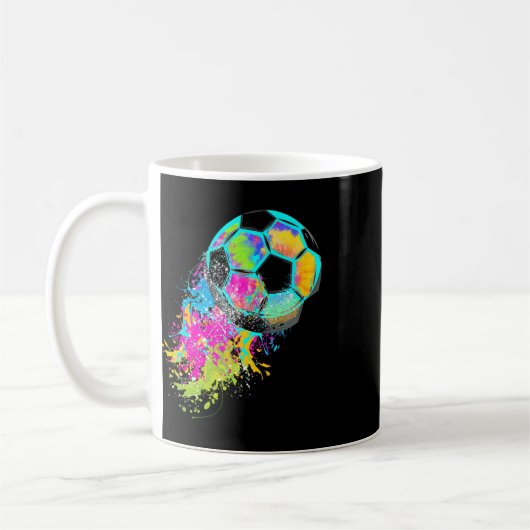 Mug Tie & Dye Coloré Soccer Ll  (Gauche)