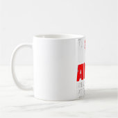 Mug Tie Dye Hippy Butterfly Science Amateurs Graphique (Gauche)