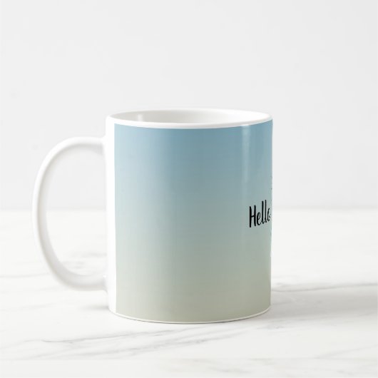 Mug Tie Dye Jaune Aqua Ananas (Gauche)