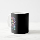 Mug Tie Dye Joyeux 100ème Jour De L'Enseignant Étudian (Devant gauche)