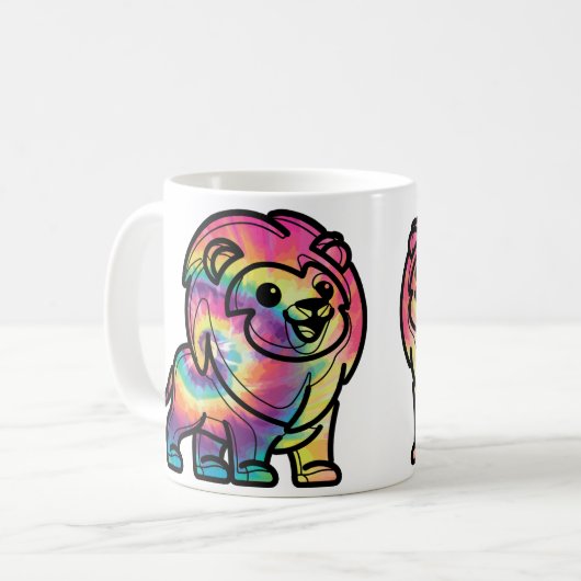Mug Tie Dye Lion (Devant gauche)