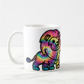 Mug Tie Dye Lion (Gauche)