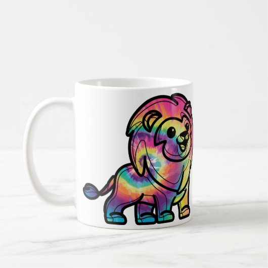 Mug Tie Dye Lion (Gauche)