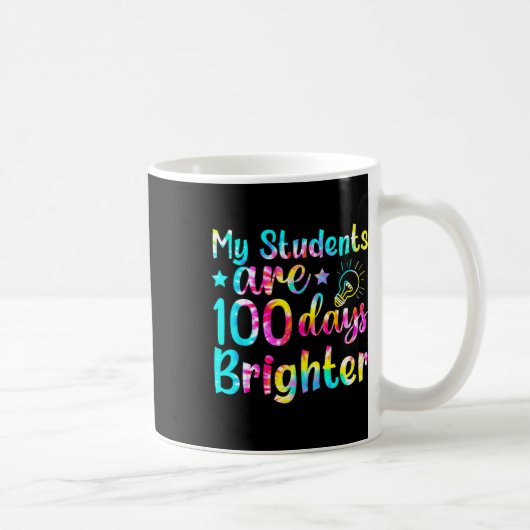 Mug Tie Dye Mes Étudiants Sont 100 Jours Enseignant Pl (Droite)
