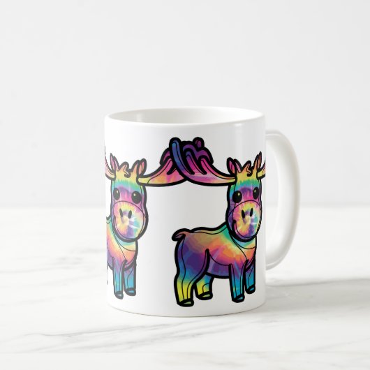Mug Tie Dye Moose (Devant droit)