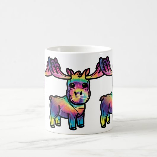 Mug Tie Dye Moose (Centre)