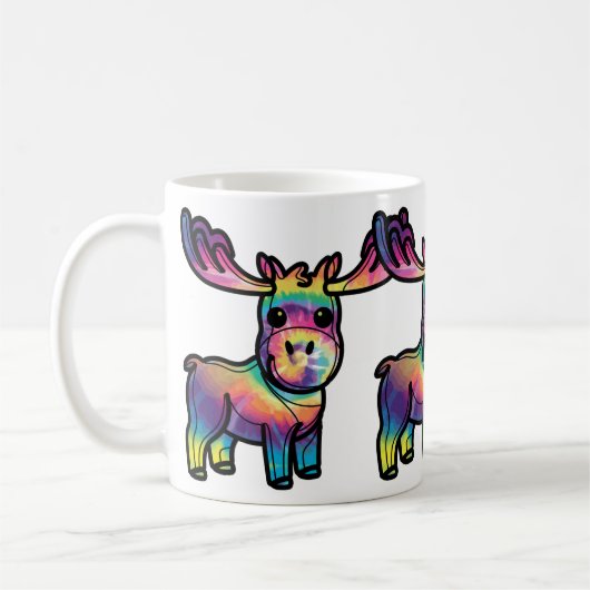 Mug Tie Dye Moose (Gauche)