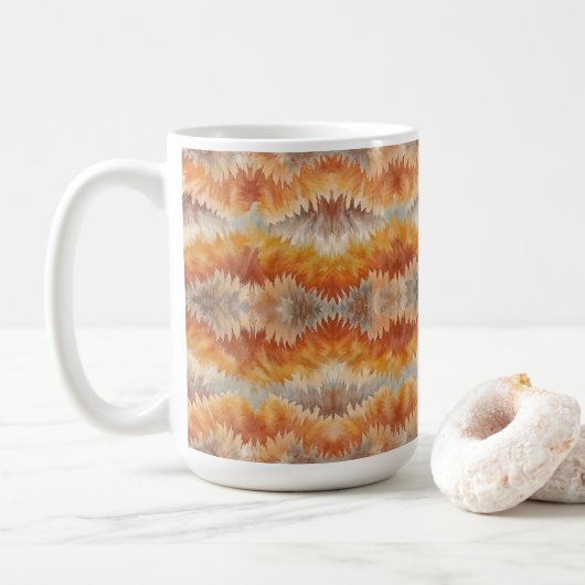 Mug Tie Dye Organic Art (Avec donut)