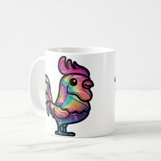Mug Tie Dye Rooster (Devant gauche)