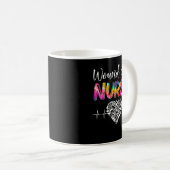 Mug Tie Dye Stethoscope Soins de blessures Soins infir (Devant droit)