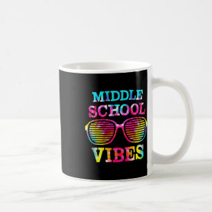 Mug Tie Dye Vibes de l'école secondaire Étudiant Retou