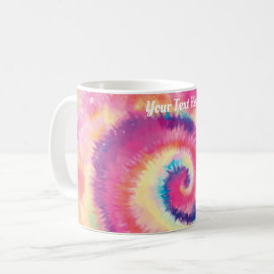 Mug Tie Tee Tee Colorful Hippie Swirl